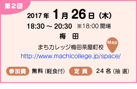 第２回：2017年1月26日（木）＜梅田＞