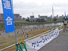 堺地区（大和川河川敷）の模様