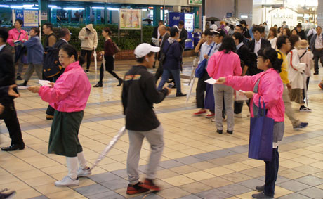 ピンクリボン運動・街頭行動（2019年）②